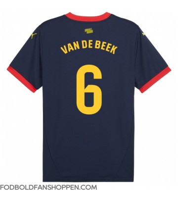Girona Donny van de Beek #6 Udebanetrøje 2024-25 Kortærmet